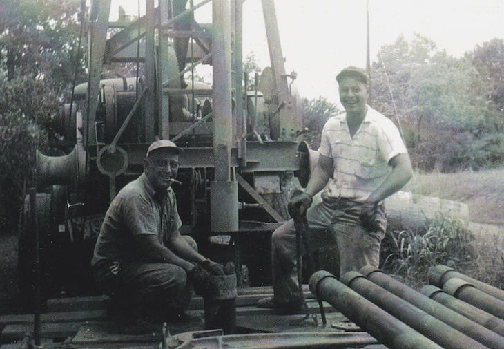 Edgar and Jack Stover in 1959