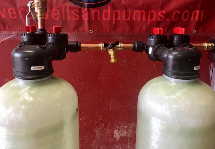 Dual tank arsenic removal system