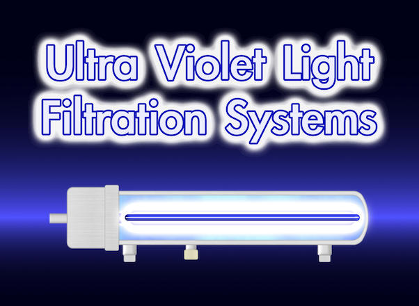 Ultra violet light filtration system graphic