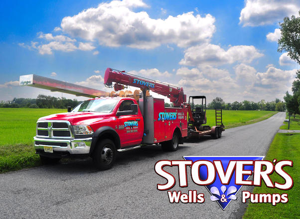 Well and pump service truck
