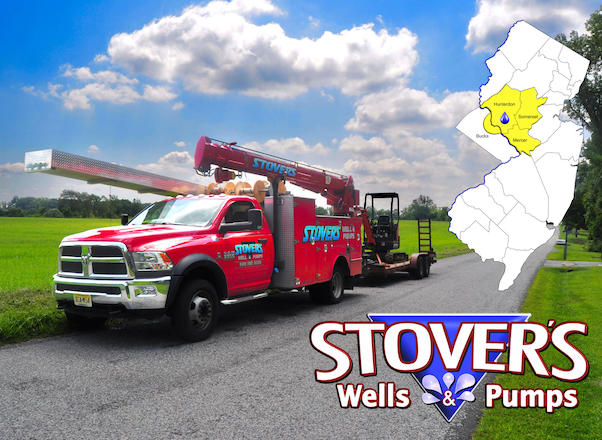 Well, pump, and water filtration service area in NJ