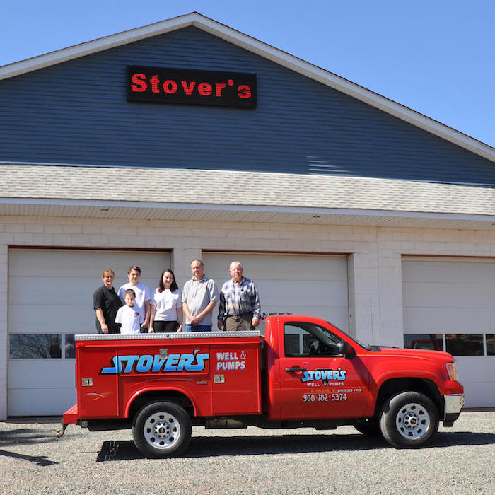 Store front for Stover's Wells and Pumps in Flemington NJ