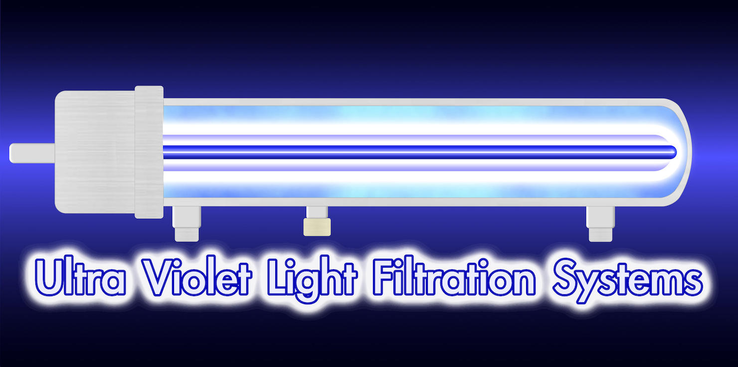 Ultra violet light filtration system graphic