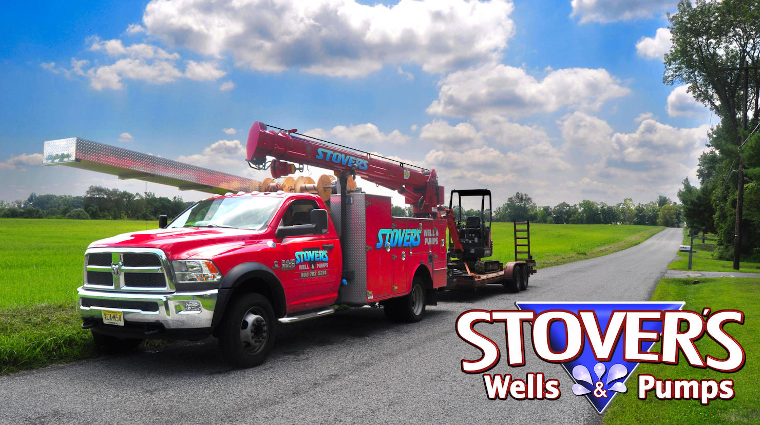 Well and pump service truck