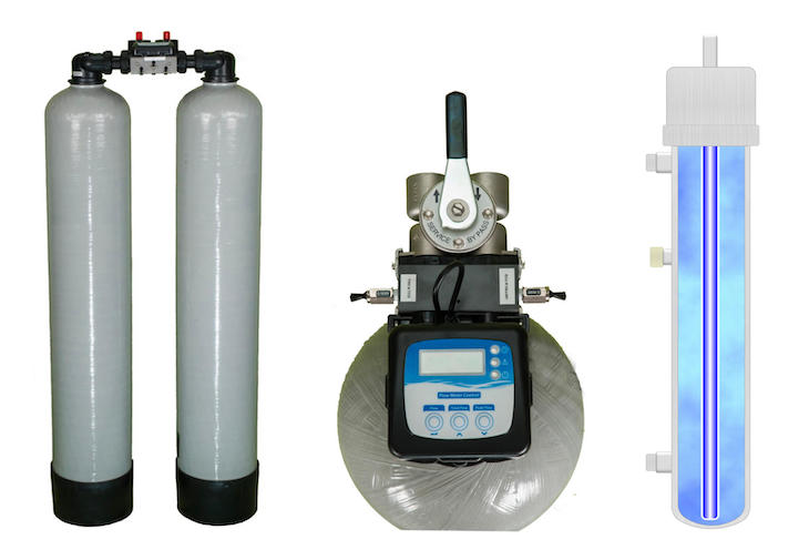 Whole house water filtration systems
