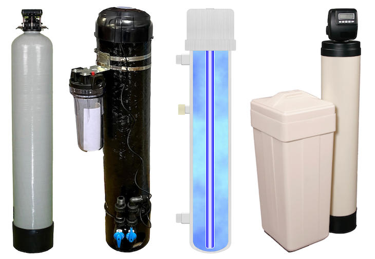 Whole house water filtration systems